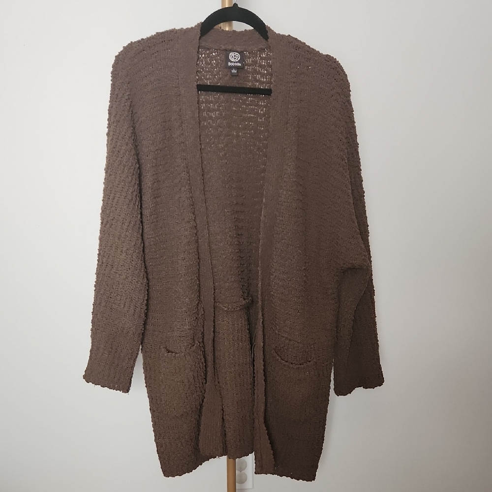 Oversized Cozy Deep Mossy Green Knit Chunky Sweater